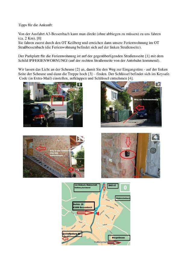 Ferienwohnung Spessart Strassbessenbach Kültér fotó